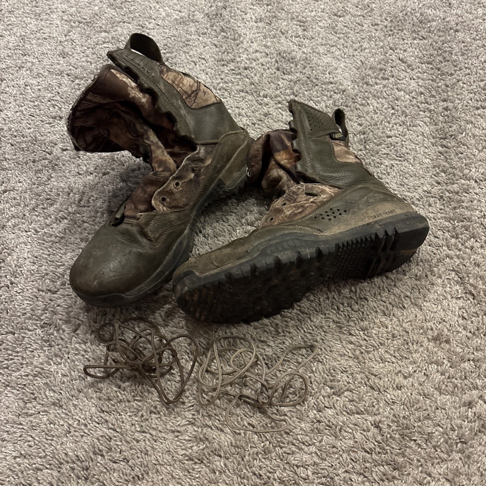 Nike SFB Field 2 8" RealTree Camo Gore-Tex Leather Boots Size 10 AQ1203-200 READ